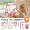 image:imageTiny Land Tabletop Kids Art Easel 5Level Magnetic Drawing BoardPink